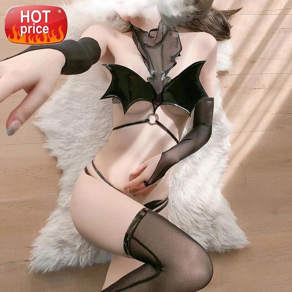 lingerie devil cosplay costumes bat girl bikini desiagn uniform tempting girl halloween set cute g-string live show #3h2s, Black;white
lingerie devil cosplay costumes bat girl bikini desiagn uniform tempting girl halloween set cute g-string live show #3h2s, Black;white