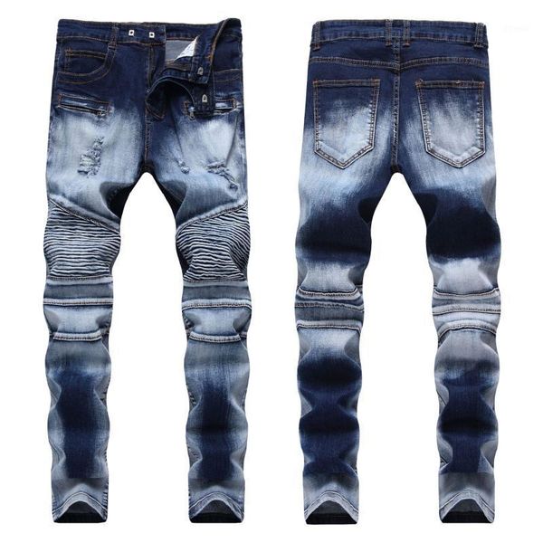 men's jeans mens moto biker denim skinny elastic pants joggers pleated motorcycle slim for men stretch fit dark blue1, Blue
men's jeans mens moto biker denim skinny elastic pants joggers pleated motorcycle slim for men stretch fit dark blue1, Blue