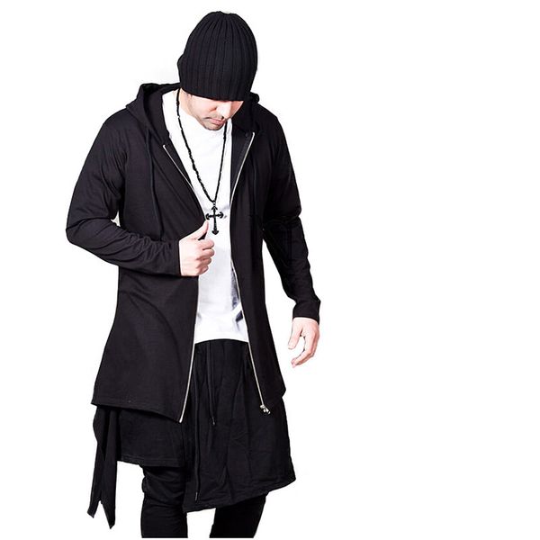 2021 winter irregular hip hop design long hoodies cosplay hoodie mantle men of high-gothic casual street with hooded coat zipper 28x9, Black
2021 winter irregular hip hop design long hoodies cosplay hoodie mantle men of high-gothic casual street with hooded coat zipper 28x9, Black