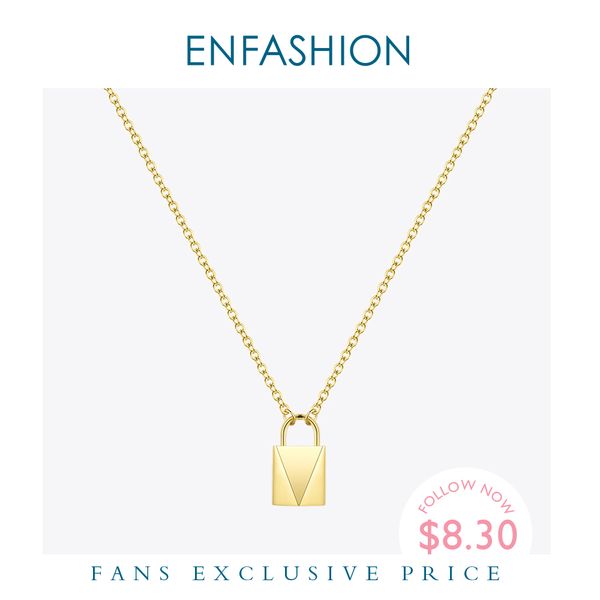 enfashion cute lock choker necklace women gold color stainless steel geometric femme pendant necklaces fashion jewelry p193038 200928, Silver
enfashion cute lock choker necklace women gold color stainless steel geometric femme pendant necklaces fashion jewelry p193038 200928, Silver