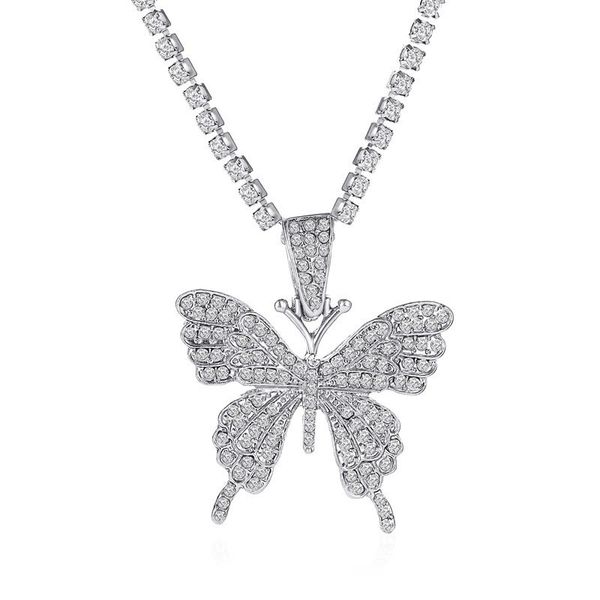 новый панк ювелирные изделия хипшоп стиль теннисный цепь cz zircon butterfly кулон ожерелья для женщин мода кристалл хип-хоп ожерелье, Silver
новый панк ювелирные изделия хипшоп стиль теннисный цепь cz zircon butterfly кулон ожерелья для женщин мода кристалл хип-хоп ожерелье, Silver