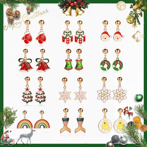 new christmas tree earrings christmas snowflake pumpkin rainbow earrings female cartoon celebration gifts wholesale, Silver
new christmas tree earrings christmas snowflake pumpkin rainbow earrings female cartoon celebration gifts wholesale, Silver