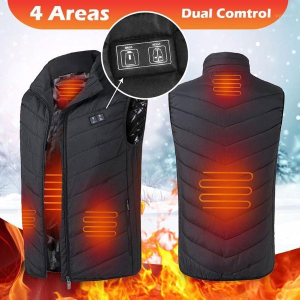 new 9 zone heated vest men women usb thermal waistcoat clothing hunting outwear winter outdoor hiking heating jacket black s-4xl1, Black;white
new 9 zone heated vest men women usb thermal waistcoat clothing hunting outwear winter outdoor hiking heating jacket black s-4xl1, Black;white