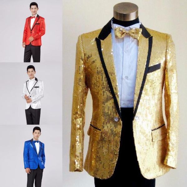 men's suits & blazers paillette male master sequins dresses stage costumes men terno suit mc host clothing singer blazer show jacket ou, White;black
men's suits & blazers paillette male master sequins dresses stage costumes men terno suit mc host clothing singer blazer show jacket ou, White;black