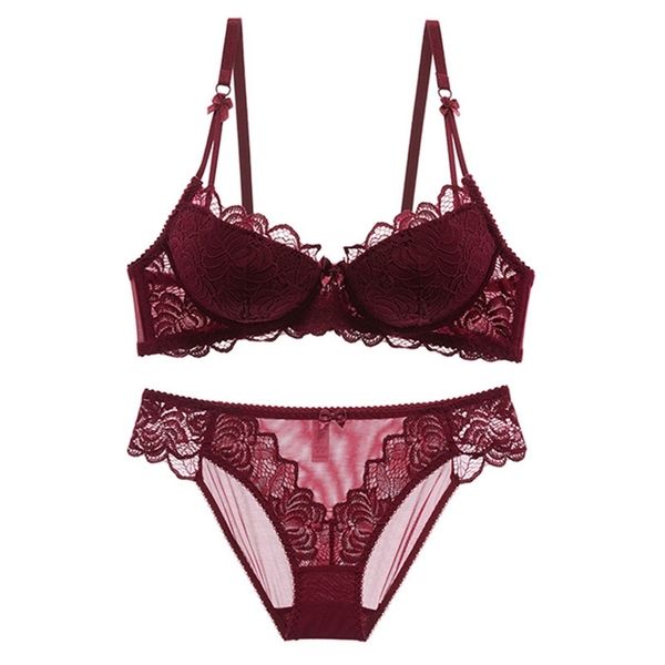 bra set thin section large size breathable ladies underwear gather collection vice breast care transparent lingerie set lj201211, Red;black
bra set thin section large size breathable ladies underwear gather collection vice breast care transparent lingerie set lj201211, Red;black