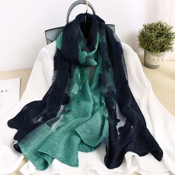 роскошный длинный шарф для женщин 2020 дизайнер вышивки хиджаб шарф женский пляж шаль thin шелковые шарфы для дам foulard wmtzpq otsweet, Blue;gray 
роскошный длинный шарф для женщин 2020 дизайнер вышивки хиджаб шарф женский пляж шаль thin шелковые шарфы для дам foulard wmtzpq otsweet, Blue;gray