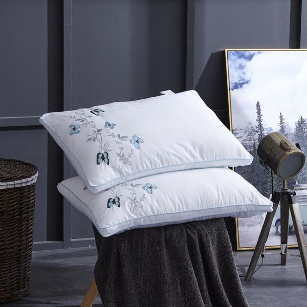 pillow white sleep butterfly embroidered neck health care cushion for home el 48*74cm polyester filling bedding textile
pillow white sleep butterfly embroidered neck health care cushion for home el 48*74cm polyester filling bedding textile