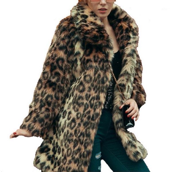plus size chic women leopard faux fur coat winter thick warm long sleeve slim fur coat outerwear elegant trench overcoats t17811, Black
plus size chic women leopard faux fur coat winter thick warm long sleeve slim fur coat outerwear elegant trench overcoats t17811, Black