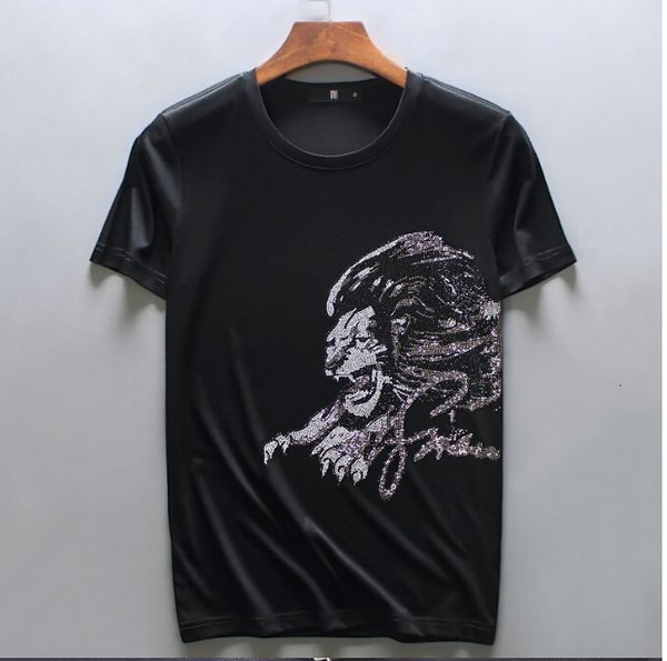 2021 new short sleeve t shirt men summer tshirt tees drilling brand fashion clothes plus size i1sl, White;black
2021 new short sleeve t shirt men summer tshirt tees drilling brand fashion clothes plus size i1sl, White;black