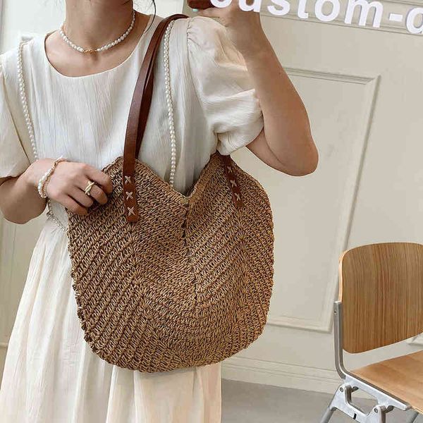shopping bags summer beach women woven hollow out shoulder female bohemian travel straw large capacity shopper 220303
shopping bags summer beach women woven hollow out shoulder female bohemian travel straw large capacity shopper 220303
