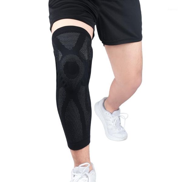 1pcs knee pads solid color breathable knitted sports lengthen knee pads leg sleeve non-slip bandage compression leg for unisex1, Black;gray
1pcs knee pads solid color breathable knitted sports lengthen knee pads leg sleeve non-slip bandage compression leg for unisex1, Black;gray