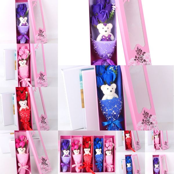 box 5 pcs soap rose + 1 pc cartoon bear flower bouquet valentine day wedding anniversary couple gift 2 n0srg
box 5 pcs soap rose + 1 pc cartoon bear flower bouquet valentine day wedding anniversary couple gift 2 n0srg