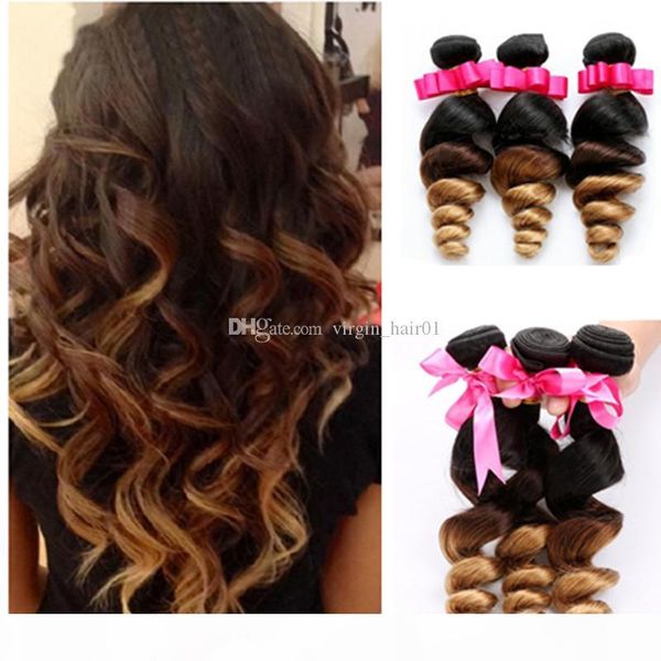 loose wave hair honey blonde ombre human hair bundles brazilian virgin loose deep wave 1b 4 27 three tone colored 3pcs lot, Black;brown
loose wave hair honey blonde ombre human hair bundles brazilian virgin loose deep wave 1b 4 27 three tone colored 3pcs lot, Black;brown