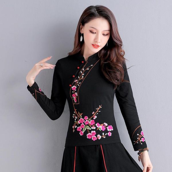kyqiao online chinese store blusa feminina women ethnic stand collar long sleeve black red blue embroidery blouse shirt, White
kyqiao online chinese store blusa feminina women ethnic stand collar long sleeve black red blue embroidery blouse shirt, White