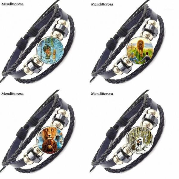 ej glaze for women gifts boy chronicles of narnia jewelry glass cabochon black leather bracelet bangle1, Golden;silver
ej glaze for women gifts boy chronicles of narnia jewelry glass cabochon black leather bracelet bangle1, Golden;silver