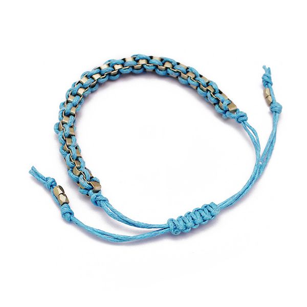 blue minimalist simple woven women fashion handmade charm bracelets jewelry gift for daily holiday, Black
blue minimalist simple woven women fashion handmade charm bracelets jewelry gift for daily holiday, Black