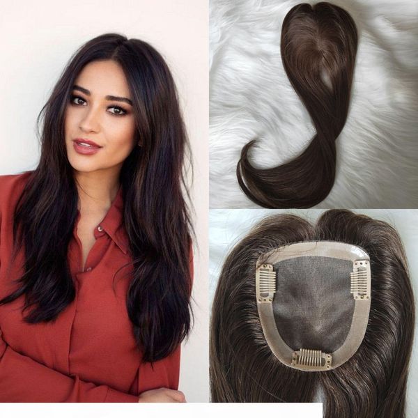 10x11cm virgin hair ers #2 dark brown color human hair toupee for women slik straight clip in er for hair thinning, Black;brown
10x11cm virgin hair ers #2 dark brown color human hair toupee for women slik straight clip in er for hair thinning, Black;brown