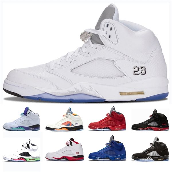 classic 5 5s mens basketball shoes 2019 men metallic silver blue red suede space jam bred white black grape oreo athletics sneaker shoes
classic 5 5s mens basketball shoes 2019 men metallic silver blue red suede space jam bred white black grape oreo athletics sneaker shoes