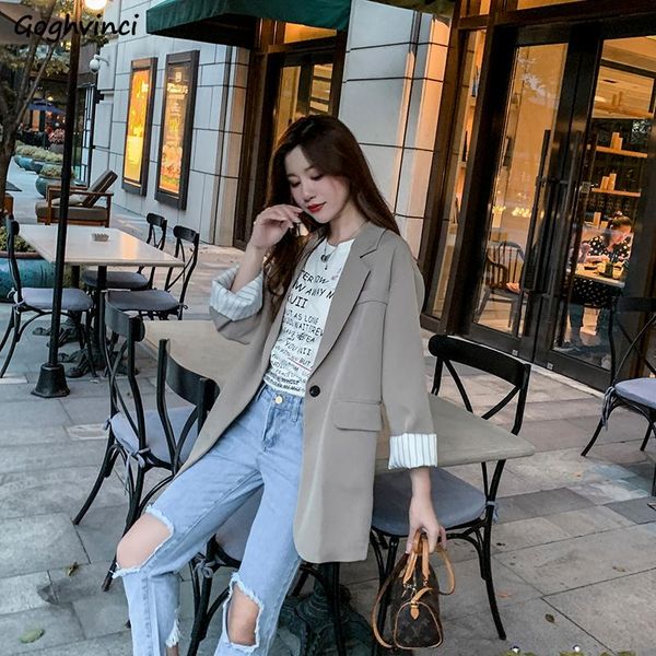 women's suits & blazers women spring single-button elegant chic korean style loose office lady outwear commuters vintage leisure womens, White;black
women's suits & blazers women spring single-button elegant chic korean style loose office lady outwear commuters vintage leisure womens, White;black