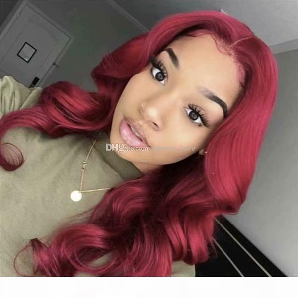 beauty brazilian human hair lace front wig body wave lace wig pre plucked #99j full lace wigs hair with baby hair for women, Black;brown
beauty brazilian human hair lace front wig body wave lace wig pre plucked #99j full lace wigs hair with baby hair for women, Black;brown