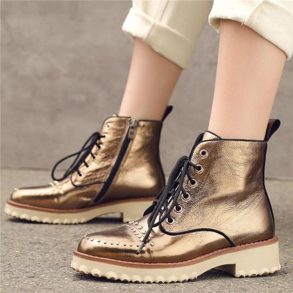 boots women lace up metal texture cow leather high punk platform oxfords rivet shoes round toe winter warm creepers1, Black
boots women lace up metal texture cow leather high punk platform oxfords rivet shoes round toe winter warm creepers1, Black