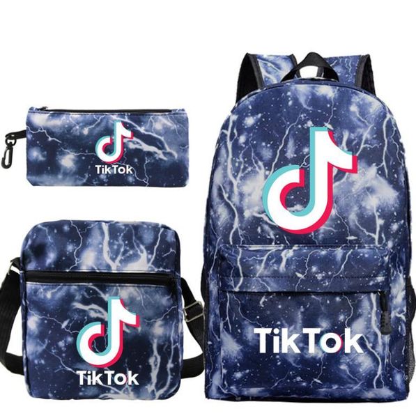 tik tok3 pcs / set girls и boys school school buass super printing рюкзак детская повседневная школьная книга сумки для школьных студентов
tik tok3 pcs / set girls и boys school school buass super printing рюкзак детская повседневная школьная книга сумки для школьных студентов