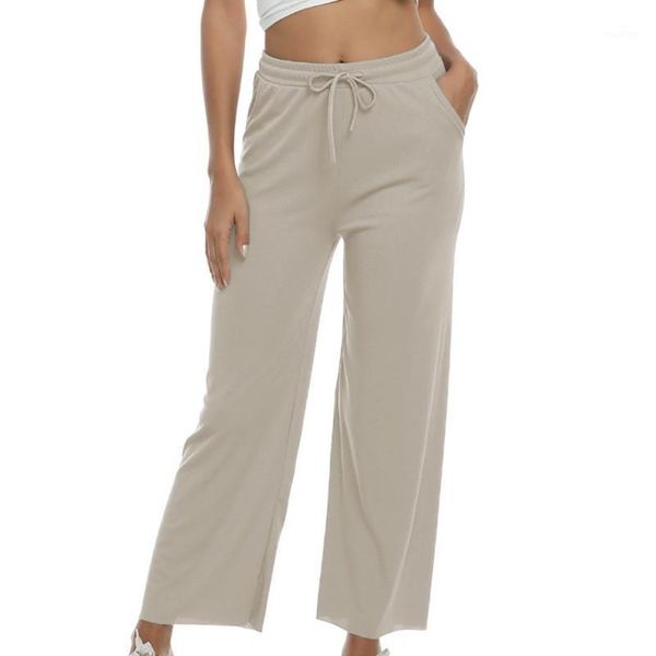 women pants wide leg pocket casual european american nine-point solid color mid-waist pantalones1, Black;white
women pants wide leg pocket casual european american nine-point solid color mid-waist pantalones1, Black;white