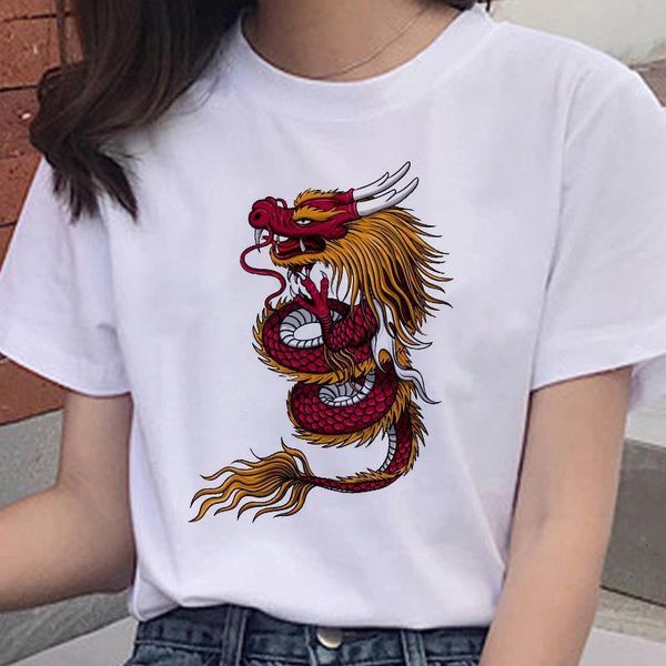 viuntage chinese dragon print t-shirt women plus size short sleeve casual streetwear oversized tshirt ladies summer t shirts top, White
viuntage chinese dragon print t-shirt women plus size short sleeve casual streetwear oversized tshirt ladies summer t shirts top, White
