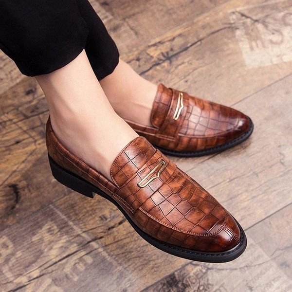 fashion pointed toe dress shoes slip on men leopard loafers patent leather shoes for men formal party mariage wedding club #8g52, Black
fashion pointed toe dress shoes slip on men leopard loafers patent leather shoes for men formal party mariage wedding club #8g52, Black