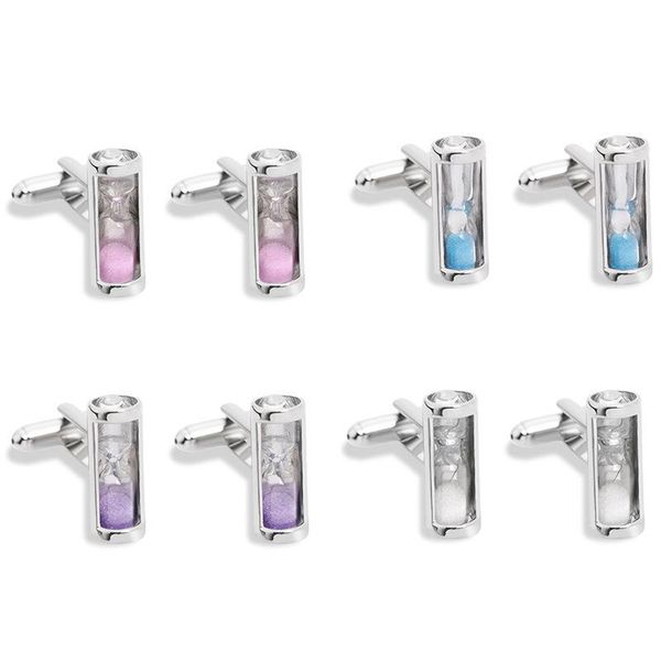 new fashion jewelry time hourglass blue crystal cufflinks geometry men's french shirt cufflinks wholesale wedding gifts, Silver
new fashion jewelry time hourglass blue crystal cufflinks geometry men's french shirt cufflinks wholesale wedding gifts, Silver