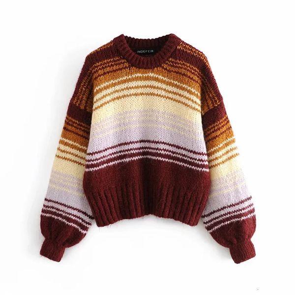 2021 new striped knitted sweater women puff long sleeve knit winter cropped woman sweaters ladies loose casual pullover d4au, White;black
2021 new striped knitted sweater women puff long sleeve knit winter cropped woman sweaters ladies loose casual pullover d4au, White;black