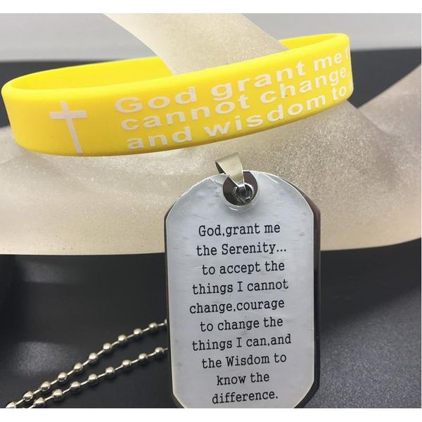wholesale set jesus christ english cross serenity prayer stainless steel pendant necklace with elas wmtlgu lihuibusiness, Silver
wholesale set jesus christ english cross serenity prayer stainless steel pendant necklace with elas wmtlgu lihuibusiness, Silver
