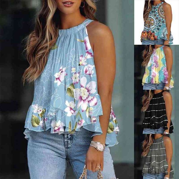 womens summer casual lace up neckless tank print off shoulder blouses sleeveless plus size pleated shirts, White
womens summer casual lace up neckless tank print off shoulder blouses sleeveless plus size pleated shirts, White