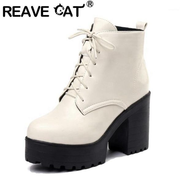 boots reave cat 2021 women ankle round toe 9cm block heels lace-up platform zip simple all-match big size 33-44 casual a33961, Black
boots reave cat 2021 women ankle round toe 9cm block heels lace-up platform zip simple all-match big size 33-44 casual a33961, Black