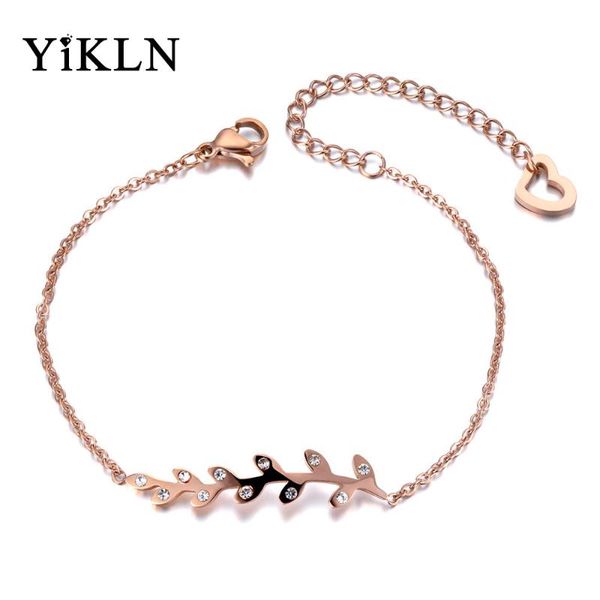 charm bracelets yikln spring style crystal leaves bracelet bangle for women girl stainless steel link chain bohemia beach jewelry yb19025, Golden;silver
charm bracelets yikln spring style crystal leaves bracelet bangle for women girl stainless steel link chain bohemia beach jewelry yb19025, Golden;silver
