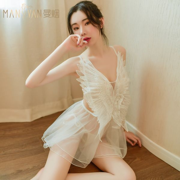 woman lingeries lace luxury stain women suit strappy halter transparent designer stain temptation designer summer underwear, Black;white
woman lingeries lace luxury stain women suit strappy halter transparent designer stain temptation designer summer underwear, Black;white