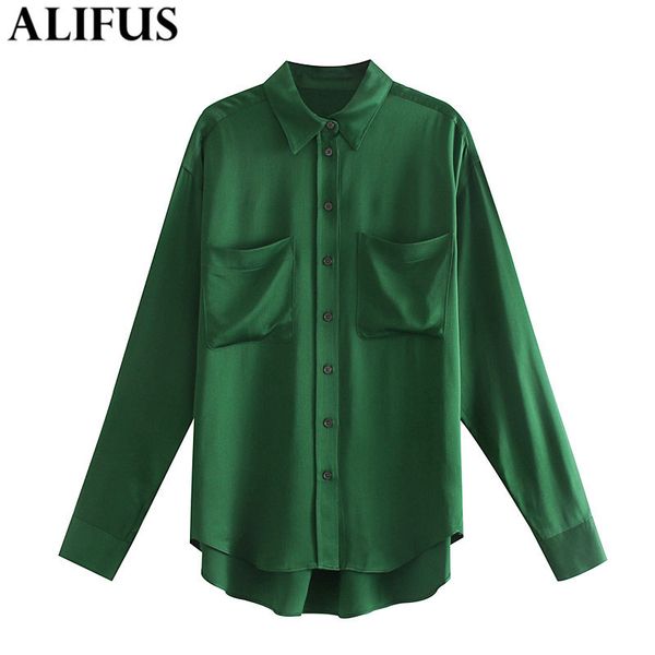 fashion za women 2019 autumn solid shirt pocket casual turn-down collar shirts blouses loose ladies long sleeve blusas t200321, White
fashion za women 2019 autumn solid shirt pocket casual turn-down collar shirts blouses loose ladies long sleeve blusas t200321, White