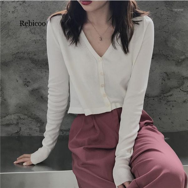 women autumn casual green knit cardigan cropped knit soft sweater vintage cardigan1, White
women autumn casual green knit cardigan cropped knit soft sweater vintage cardigan1, White