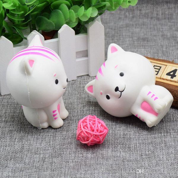 jumbo pink white squishy cat kawaii cute animal slow rising sweet scented vent charms bread cake kid toy doll gift fun 
jumbo pink white squishy cat kawaii cute animal slow rising sweet scented vent charms bread cake kid toy doll gift fun