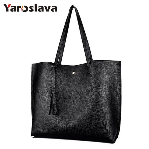 women shoulder bag soft leather andle bags ladies tassel tote handbag women's handbags fc-39