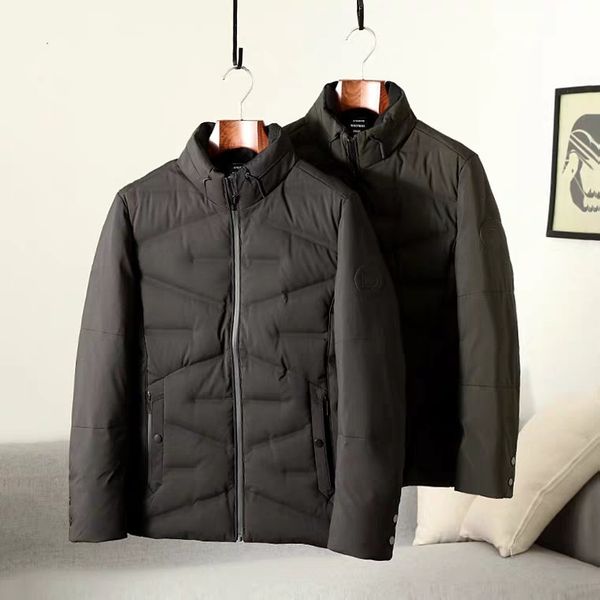 red bean men's white duck down jacket, Black;brown
red bean men's white duck down jacket, Black;brown