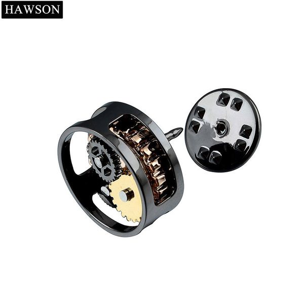 non-function movement brooches for men gun plated lapel pin wedding jewelry 201009, Gray
non-function movement brooches for men gun plated lapel pin wedding jewelry 201009, Gray
