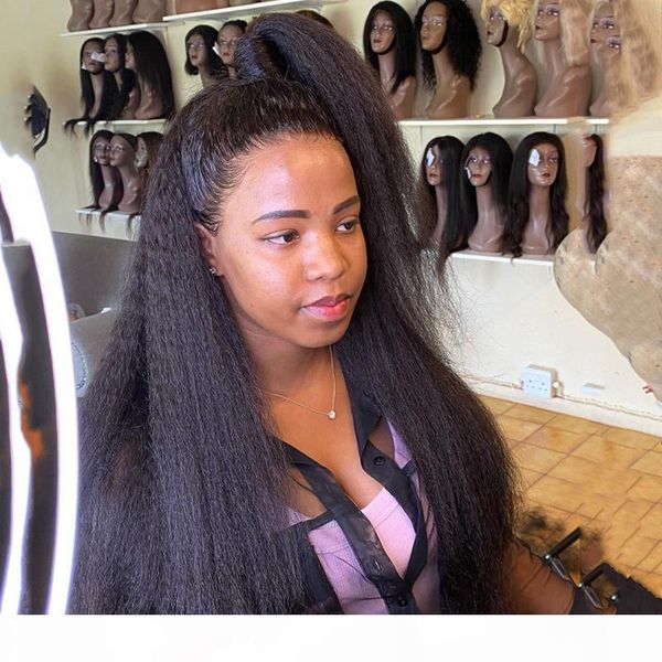 150% kinky straight wig remy peruvian 13x4 lace front human hair wigs for women natural black pre plucked lace front wig slove, Black;brown
150% kinky straight wig remy peruvian 13x4 lace front human hair wigs for women natural black pre plucked lace front wig slove, Black;brown