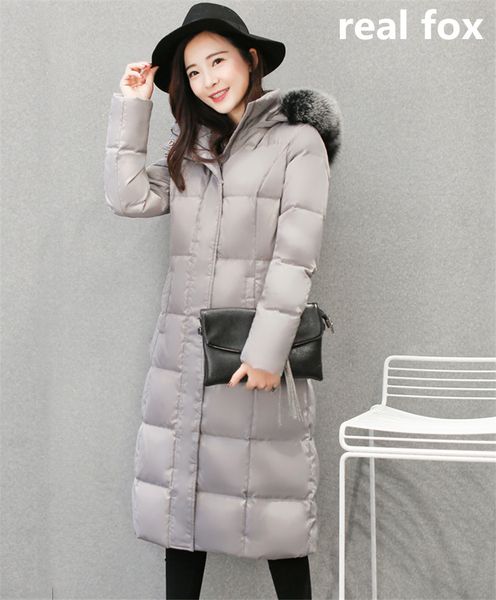 2021 new white duck fashion down female jacket long parkas royal fox skin collar with hood warm winter coat wxf410 vmj0, Black
2021 new white duck fashion down female jacket long parkas royal fox skin collar with hood warm winter coat wxf410 vmj0, Black