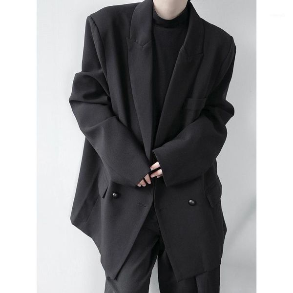male white black suit coat men's fashion casual loose retro double breasted cool suit blazers jacket outerwear1
male white black suit coat men's fashion casual loose retro double breasted cool suit blazers jacket outerwear1
