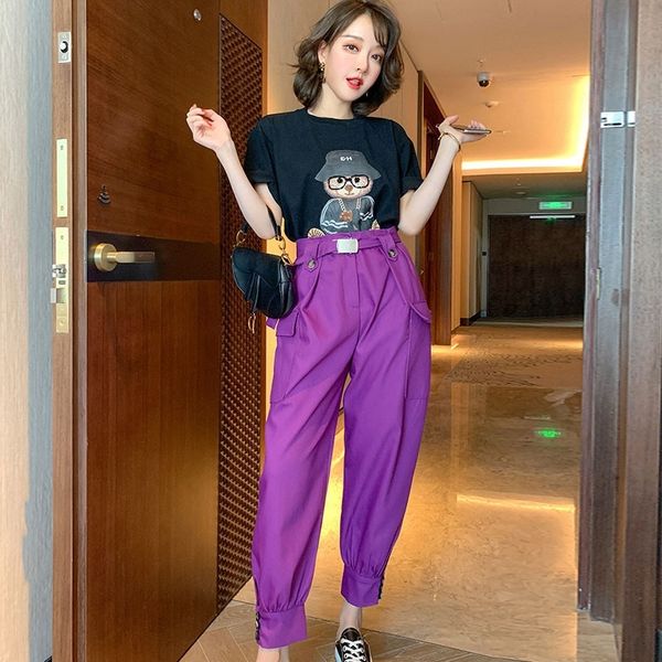 lp8fn cartoon pattern mercerized overalls banded cotton t-shirt t-shirt 2020 cotton overalls casual pants set for mercerized in summer women, Gray
lp8fn cartoon pattern mercerized overalls banded cotton t-shirt t-shirt 2020 cotton overalls casual pants set for mercerized in summer women, Gray