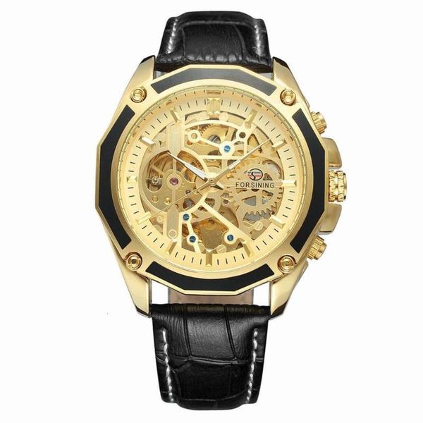 men's forsing belt fucini automatic 1030 mechanical watch bottom through hollow water wristwatch, Slivery;brown
men's forsing belt fucini automatic 1030 mechanical watch bottom through hollow water wristwatch, Slivery;brown