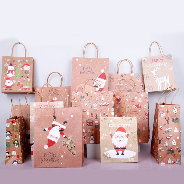 merry gift bags kraft paper handbag xmas tree snowflake christmas candy box new year kids favors packaging bag, Golden;silver
merry gift bags kraft paper handbag xmas tree snowflake christmas candy box new year kids favors packaging bag, Golden;silver