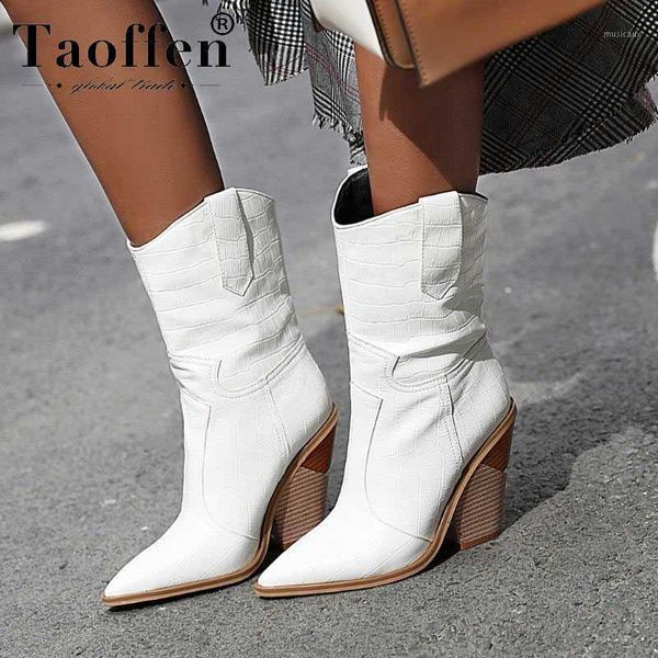 taoffen women 2020 new fashion winter boots pointed toe fashion shoes woman keep warm autumn mid calf boots size 34-431, Black
taoffen women 2020 new fashion winter boots pointed toe fashion shoes woman keep warm autumn mid calf boots size 34-431, Black