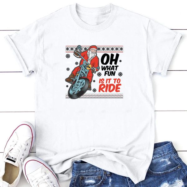 lh20236 spring and summer new products youth christmas oh what fun santa claus cute cartoon pattern printing casual round neck short sleeve, White
lh20236 spring and summer new products youth christmas oh what fun santa claus cute cartoon pattern printing casual round neck short sleeve, White